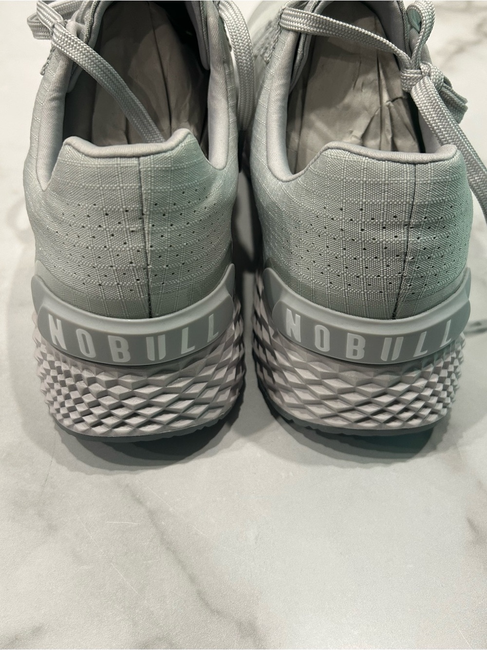 NEW Nobull Ripstop allday Runner Mens Shoes Size 16 Sneakers light gray - Picture 5 of 15